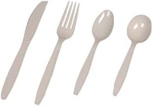 MarketPRO Heavy Weight Plastic Soup Spoon, 176369, Classic Beige | 1000/Case