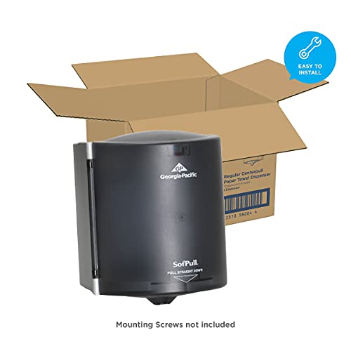 Georgia-Pacific Regular Capacity Dispenser / Regular Capacity / Black Commercial Paper Hand Towel Dispensers
