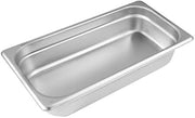 CAC Stainless AntiJam Steam Pan STPT-24-2 1/3 Size 24 Gauge 2.5 inch
