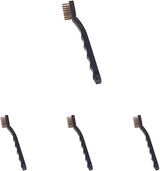 Carlisle FoodService Products 4127000 AP Single-Ended Gun Cleaning Brush, 7", Brass (Pack of 4)