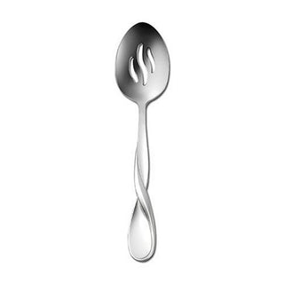 Aquarius Pierced Serving Spoon by Oneida – Stainless Steel, Silver, Model 2534SPTA
