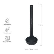 KitchenAid Black / 12.3-Inch / 1 Ladles