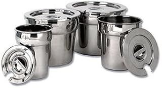 Royal Industries Notched Lid for Vegetable Inset, 6 1/2'' Cover, Silver
