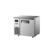 JUR36 7 cu. ft. J Series Undercounter Refrigerator with Efficient Refrigeration System Side Mount Compressor Adjustable Shelves and High Density PU Insulation: Stainless by Turbo