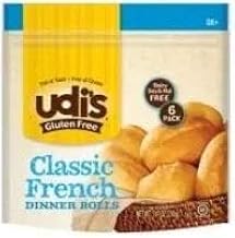 Udis Classic French Dinner Roll, 7.4 Ounce - 8 per case.