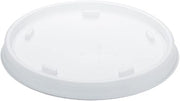 DART DCC8SL 8 oz Foam Straw Slotted Lid Translucent