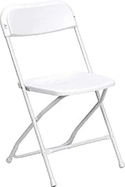 Flash Furniture Hercules Series Plastic Folding Chair (Set of 24) Quantity: Set of 52, Color: White