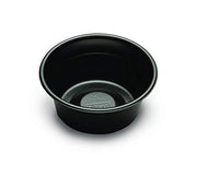 Fine Pack Polystyrene Black All Purpose Fruit and Deli Cup, 5 Ounce - 1000 per case.