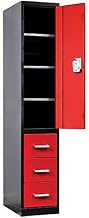 Fort Knox Locker - Half Height Door & 3 Drawers, 24"W x 24"D x 78"H