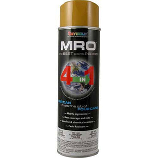 MRO Industrial Enamel 15 to 17 Oz. New Equipment Yellow 6 Cans/Case by Seymour – 20 oz. Aerosol Can, New Equipment Yellow, Model 620-1443