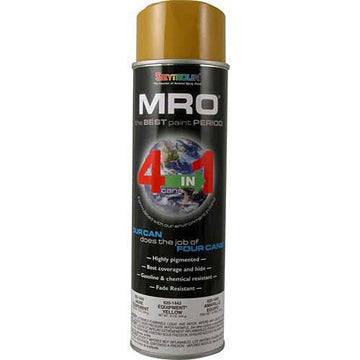 MRO Industrial Enamel 15 to 17 Oz. New Equipment Yellow 6 Cans/Case by Seymour – 20 oz. Aerosol Can, New Equipment Yellow, Model 620-1443