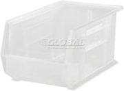 QUANTUM STORAGE SYSTEMS 1269900 Plastic Hang & Stack Bin, Clear - 13.62 x 8.5 x 6 in.