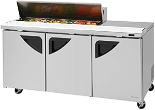 Turbo Air 3-Door Sandwich Salad Prep Table 23-CU.ft. TST-72SD-12S-N(-LW)