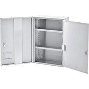 Global Industrial Stainless Steel / 8"L x 16"W x 24"H / Industrial Safety Storage Cabinets