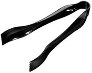 Sabert UBK72STNG Small Black Plastic Tongs - 72 / CS