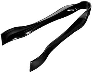 Sabert UBK72STNG Small Black Plastic Tongs - 72 / CS