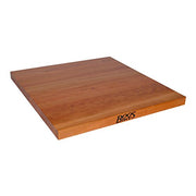 American Cherry 3 Thick Butcher Block Countertop by John Boos – 72"L x 30"W, Cherry Wood, Natural Oil, Model JB-CHYKCT3-7230-O