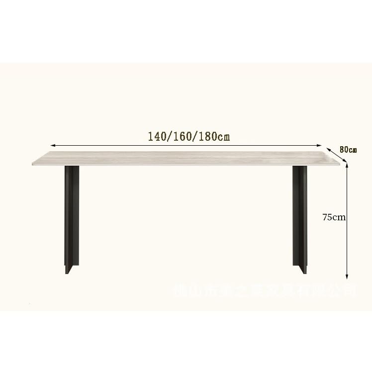 Mesa de Comedor Rock Plate Simple Rectangular Dining Table Home Mesa de Comedor(180x80x75cm) by DIEYPOL – 180x80x75cm, One Color, Model 5242