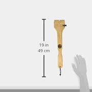 Curved Head Wood Scraper by Mr. Bar-B-Q – 1 EA, Wood, Brown, Model 06487Y