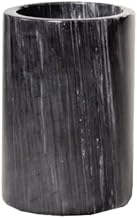 Tablecraft 5488 Cash & Carry Wine Cooler, 5" Dia. x 7" H, Black Marble