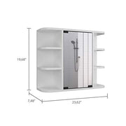 DEPOT E-SHOP White / Modern / 1 Medicine Cabinets