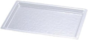 Cal-Mil 325-13-15 Trays, 13" W x 18" x 1" H, White (Pack of 4)
