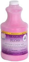 4 lbs Magic Floss Sugar in Easy Pour Bottle (Set of 6) Flavor: Pink Vanilla