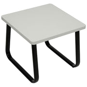 Square Coffee Table by Global Industrial – Pvc,Steel, Gray/Black, Model AD92020PA