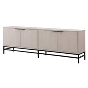 Henn&Hart Beech White / 70" Wide / Transitional Television Stands & Entertainment Centers