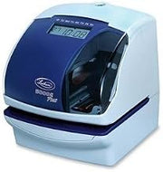 Lathem Time Clock, Blue, 5 Settings, Time-Clock