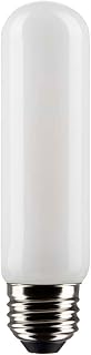 Satco 8-Watt LED E26 Light Bulb, 2700K, 15000 Hour Rating, Dimmable, Frost