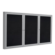 Ghent 48" x 72" / Black / Modern Bulletin Boards