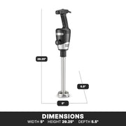 Waring 14" Shaft / Stainless Steel / Immersion Blenders Countertop Blenders