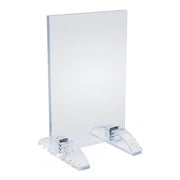 Azar Displays 4 in x 6 in Vertical or Horizontal / Transparent / 1 Store Sign Holders