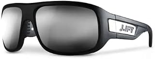 Lift Safety EBD-15MKSR Bold Safety Glasses, Matte Black/Silver Revo