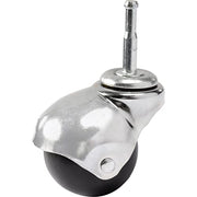 Ball Series Chair Caster with Plastic Wheel by CWIH – 4.25"L x 2.75"W x 2.25"H, Plastic