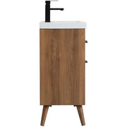 Elegant Decor 18" - Single / Brown,black / Mid-Century Modern Bathroom Vanities