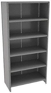 Tennsco Shelving, Closed, Freestanding, Steel, 75"
