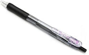 Zebra Technologies Zebra Tapli Clip Ballpoint Pen - 1.6 mm - Black Body - Black Ink