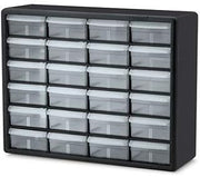 Akro-Mils 10124 Plastic 24-Drawer Small Parts Cabinet OD 20 x 6-3/8 x 15-13/16