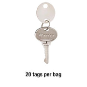 Master Lock 1 / No Size / White Keyed Padlocks