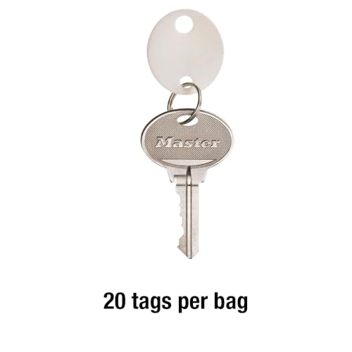 Master Lock 1 / No Size / White Keyed Padlocks