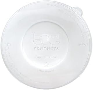ECO PRODUCTS EP-BLRLID Lid For 40 Oz. Sugarcane Bowl - 400 / CS