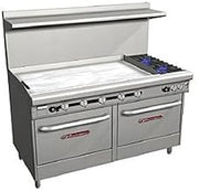 Southbend 400 Series Ultimate Restaurant Range 60" 2 Burner 48" Griddle 2 Convection Ovens - 4601AA-4GL