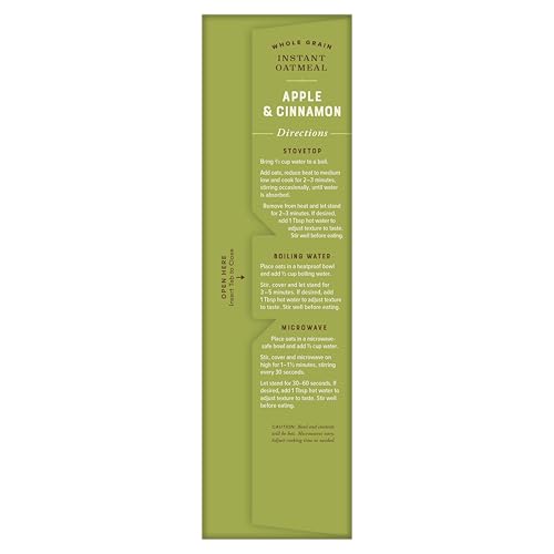 Bob's Red Mill Apple Cinnamon / 9.52 Ounce (Pack of 4) / 4 Breakfast Foods