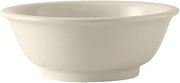 Tuxton China BEB-3205 Salad Bowl, 34 oz., 7-3/4" Diameter x 3" H, Round, Footed, Microwave and Dishwasher Safe, Oven Proof, Fully Vitrified, Ceramic, DuraTux, American White/Eggshell, Pack of 12