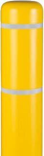 BollardGard 7" x 60" Bollard Cover Yellow - Innoplast (Yellow White Tape)