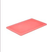 Vollrath Red Polyethylene Full-size Super Pan Container Lid, Dishwasher Safe, Microwaveable, Low-density, Flexible, Stackable