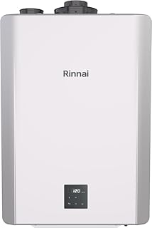 Rinnai RXP199iN Condensing Smart Sense Tankless Water Heater | 11.1 GPM, 199k BTU, Built-In Recirculation Reduces Hot Water Wait, Indoor/Outdoor Install, NG or Propane, Endless Hot Water