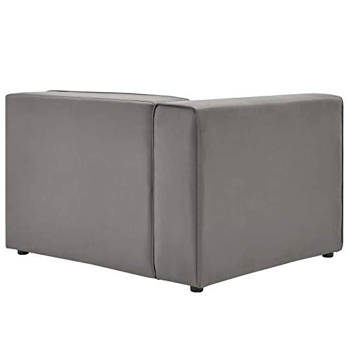 Modway Grey / Left-Arm Chair / 1 Sofas & Couches